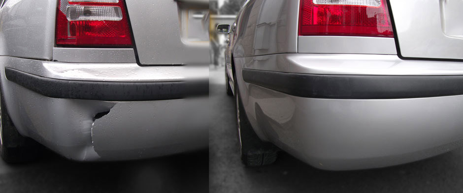 Bumper repair and repainting