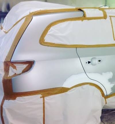 Professional car paintwork